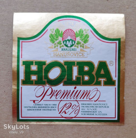 Етикетки Этикетки ^/--/^ Этикетка пивная HOLBA Premium. Чехия. ^_^^^ Етикетка пивна HOLBA Premium. Чехія. - фото фото фото