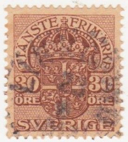 Скандинавія Скандинавия ^/--/^ Швеция 1911 г. № 52 гашеная ^_^^^ Швеція 1911 р. No 52 гашена - фото фото фото