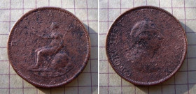 Англія до  року Англия до  года ^/--/^ Великобритания  (1799) 1/2 пенни. Король Георг III ^_^^^ Велика Британія (1799) 1/2 пенні. Король Георг III - фото фото фото