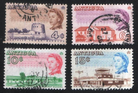 Острівні держави Островные государства ^/--/^ Антигуа  (1966) Британская колония. Виды островов. Архитектура ^_^^^ Антигуа (1966) Британська колонія. Види островів. Архітектура - фото фото фото