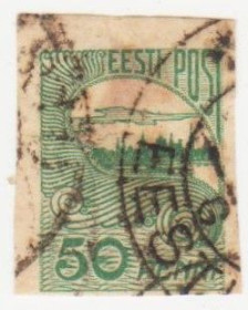 Балтійські країни Балтийские страны ^/--/^ Эстония  1920 г № 34 гашеная ^_^^^ Естонія 1920 р. No 34 гашена - фото фото фото