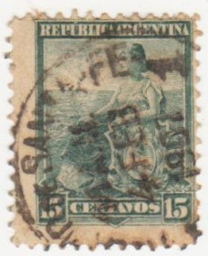 Південна Америка Южная Америка ^/--/^ Аргентина 1899 г.№  116 гашеная ^_^^^ Аргентина 1899 р. No 116 гашена - фото фото фото