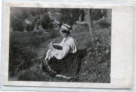 Україна Украина ^/--/^ Підкарпатська Русь. Дівча з Порожкова. 1921 р. ^_^^^ Подкарпатская Русь. Девушка из Порожкова. 1921 г. - фото фото фото
