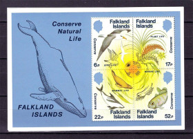 Фауна Фауна ^/--/^ NM Фауна .  Фолкленды / Falkland 1984 г MNH - блок ^_^^^ Falkland 1984 MNH - блок - фото фото фото