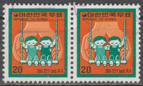 Республіка Корея Республика Корея ^/--/^ Южная Південна Корея 1978 діти пара ^_^^^ Южная Корея 1978 дети пара - фото фото фото