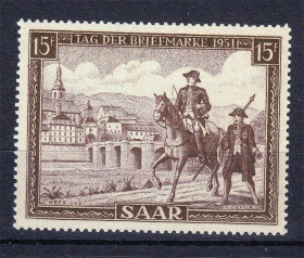 НДР, ФРН ГДР, ФРГ ^/--/^ Германия . SAAR  1951 г  MNH - ^_^^^ SAAR 1951 MNH - фото фото фото