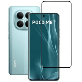 Чохли, бампера Чехлы, бампера ^/--/^ Захисне скло Fiji Premium для Poco M /--/ 8 5 /--/ G закруглені краї та повне проклеювання чорний ^_^^^ Защитное стекло Fiji Premium для Poco M /--/ 8 5 /--/ G закругленные края и полное проклеивание черный - фото фото фото