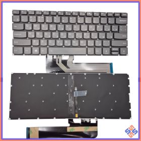 Клавіатури Клавиатуры ^/--/^ Клавиатура для Lenovo YOGA 730-15 /--/ IKB, 730-13 /--/ IKB, 530-14 /--/ ARR, 530-14 /--/ IKB (RU Gray с подсветкой) ^_^^^ Клавіатура для Lenovo YOGA 730-15 /--/ IKB, 730-13 /--/ IKB, 530-14 /--/ ARR, 530-14 /--/ IKB (RU Gray з підсвічуванням) - фото фото фото