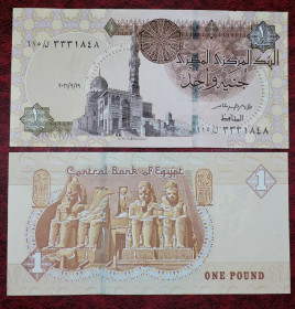 Єгипет Египет ^/--/^ Египет Єгіпет 1 фунт 2021 UNC ^_^^^ Египет Египет 1 фунт 2021 UNC - фото фото фото