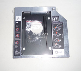 Кишені для HDD Карманы для HDD ^/--/^ Карман, переходник для SSD Sata 2,5 в ноутбук вместо привода оптибей  HDD Caddy толщина 12.7 /--/ mm 12.7 /--/ мм ^_^^^ Карман, перехідник для SSD Sata 2,5 в ноутбук замість приводу оптибей (товщина 12.7 /--/ mm) 12.7 мм - фото фото фото