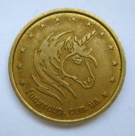 Гральні Игральные ^/--/^ ЖЕТОН ГРАЛЬНИЙ - FUNGROUP  =  діаметр 25 мм. + ^_^^^ ЖЕТОН ГРАЛЬНЫЙ - FUNGROUP = диаметр 25 мм. + + - фото фото фото