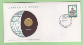 Аргентина Аргентина ^/--/^ АРГЕНТИНА : монета 50 сентаво конверт из серии &amp;quot;COINS OF ALL NATIONS&amp;quot; + марка погашена 10.ENE.1980 ^_^^^ АРГЕНТИНА: монета 50 сентаво конверт із серії &amp;quot;COINS OF ALL NATIONS&amp;quot; + марка погашена 10.ENE. 1980 1980 - фото фото фото