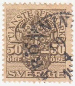 Скандинавія Скандинавия ^/--/^ Швеция 1911 г. № 54 гашеная ^_^^^ Швеція 1911 р. No 54 гашена - фото фото фото