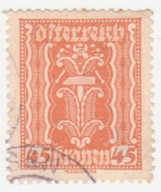 Австрія Австрия ^/--/^ Австрия 1922  г. № 404 гашеная ^_^^^ Австрія 1922 р. No 404 гашена - фото фото фото