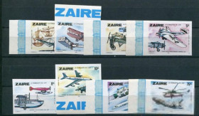 Освоєння космосу Освоение космоса ^/--/^ Заир Congo Kinshasa Zaire Space Mi 580-587,Imperf  MNH ^_^^^ Заїр Congo Kinshasa Zaire Space Mi 580-587,Imperf MNH - фото фото фото