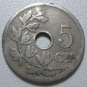 Бельгія Бельгия ^/--/^ Бельгія 5 сантимів 1902 року BELGIQUE 42174 ^_^^^ Бельгия 5 сантимов 1902 года BELGIQUE 42174 - фото фото фото