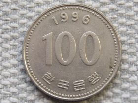 Республіка Корея Республика Корея ^/--/^ Южная Корея 100 вон 1996 года #5685 ^_^^^ Південна Корея 100 вон 1996 року #5685 - фото фото фото