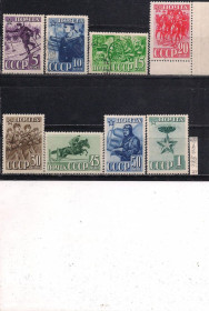 СРСР - СССР - ^/--/^ СССР  (*),  (.), 1941 г., распродажа коллекции, 23-я годовщина Красной Армии и Военно-морского Флота СССР ^_^^^ СРСР (*), 1941 р., розпродаж колекції, 23-а річниця Червоної Армії і Військово-морського Флоту СРСР - фото фото фото