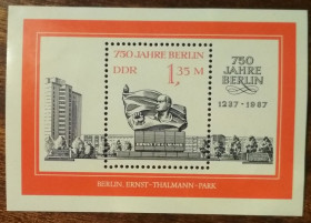 НДР, ФРН ГДР, ФРГ ^/--/^ ГДР 750 лет Берлину 1987 ^_^^^ НДР 750 років Берліну 1987 - фото фото фото