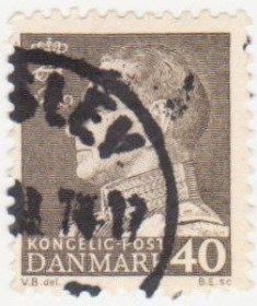 Балтійські країни Балтийские страны ^/--/^ Дания   1961 г. №  397 гашеная ^_^^^ Данія 1961 р. No 397 гашена - фото фото фото
