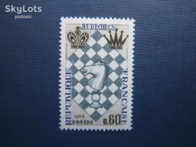 Спорт Спорт ^/--/^ Марка Франция 1966 спорт шахматы фестиваль Гавр MNH ^_^^^ Марка Франція 1966 спорт шахи фестиваль Гавр MNH - фото фото фото