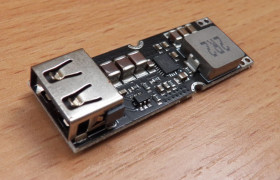 Плати Платы ^/--/^ Підвищуючий DC-DC USB перетворювач QC /--/ 3.0 на TPS /--/ 61088 ^_^^^ Повышающий DC-DC USB преобразователь QC /--/ 3.0 на TPS /--/ 61088 - фото фото фото