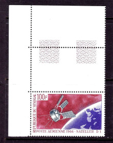 Освоєння космосу Освоение космоса ^/--/^ Космос .  Сенегал  1966 г  MNH - поле ^_^^^ Сенегал 1966 MNH - поле - фото фото фото