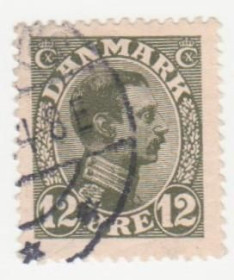 Скандинавія Скандинавия ^/--/^ Дания 1918 г..№ 102 гашеная ^_^^^ Данія 1918 р. No 102 гашена - фото фото фото