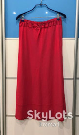 Спідниці Юбки ^/--/^ Красная льняная юбка l/xl ^_^^^ Червона лляна спідниця l/xl - фото фото фото