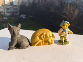 Інше Другое ^/--/^ * Статуэтка Англия 3 шт - кот кошка, собака такса ? медвеженок ^_^^^ Статуетка Англія 3 шт - кіт кішка, собака такса - фото фото фото