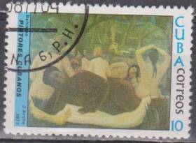 Острівні держави Островные государства ^/--/^ Куба 1977 живопись ^_^^^ Куба 1977 живопис - фото фото фото