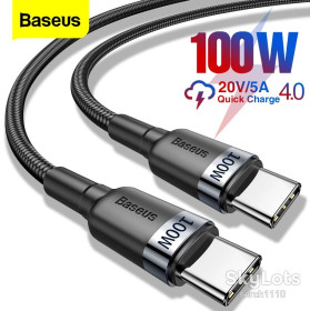 Кабелі Кабели ^/--/^ Baseus PD 2.0 USB Type-C - Type-C кабель быстрой зарядки QC 4.0 100 /--/ W/20 /--/ V/5 /--/ A 1 /--/ м! ^_^^^ Baseus PD 2.0 USB Type-C - Type-C кабель швидкої зарядки QC 4.0 100 /--/ W/20 /--/ V/5 /--/ A 1 /--/ м! - фото фото фото
