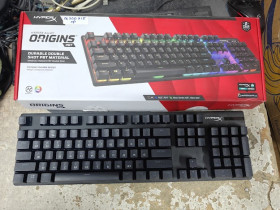 Клавіатури Клавиатуры ^/--/^ Игровая клавиатура с подсветкой RGB HyperX Origins PBT 639 /--/ N /--/ 5 /--/ AA USB № 26300715 ^_^^^ Ігрова клавіатура з підсвічуванням RGB HyperX Origins PBT 639 /--/ N /--/ 5 /--/ AA USB No 26300715 - фото фото фото