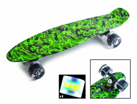 Дитячі ролики та скейти Детские ролики и скейты ^/--/^ Penny Board &amp;quot;Military&amp;quot; Светящиеся колеса (227429845) ^_^^^ Penny Board &amp;quot;Military &amp;quot; Світні колеса (227429845) - фото фото фото