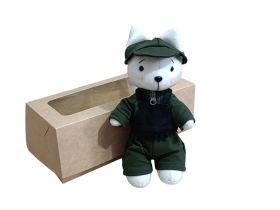 М'які іграшки Мягкие игрушки ^/--/^ Мягкая игрушка боевой кот воин солдат 27 /--/ см в коробке ^_^^^ М'яка іграшка бойовий кіт воїнів 27 /--/ см у коробці - фото фото фото
