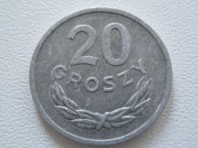 - року - года ^/--/^ Польша 20 грошей 1976 года #14494 ^_^^^ Польща 20 грошей 1976 року #14494 - фото фото фото