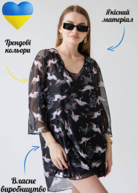 Купальники, парео Купальники, парео ^/--/^ 106-3 Накидка пляжна ODS Лелека ^_^^^ 106-3 Накидка пляжная ODS Лелека - фото фото фото