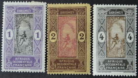 Інше Другое ^/--/^ Французские колонии Дагомея 1917 ^_^^^ Французькі колонії Дагомея 1917 - фото фото фото