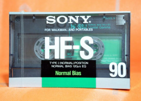 Касети Кассеты ^/--/^ Аудио кассета Sony HF S 90 Мексика 1988 запечатана  TYPE I ^_^^^ Аудіо касета Sony HF S 90 Мексика 1988 запечатана TYPE I - фото фото фото