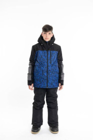 Куртки, костюми Куртки, костюмы ^/--/^ Куртка лижна хлопчикам Just Play Jacket чорний із синім (B /--/ 3384-grey) ^_^^^ Куртка лыжная мальчикам Just Play Jacket черный с синим (B /--/ 3384-grey) - фото фото фото
