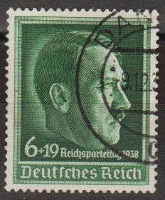 Третій Рейх (-) Третий Рейх (-) ^/--/^ 1938 - Рейх - Партз&amp;apos;їзд в Нюрнберзі Mi.672 _5,50 € _ гаш ^_^^^ 1938 - Рейх - Партс&amp;apos;езд в Нюрнберге Mi.672 _5,50 € _ гаш - фото фото фото