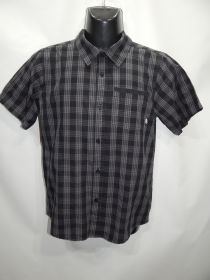 Сорочки Рубашки ^/--/^ Мужская рубашка с коротким рукавом р.46-48 015 /--/ ДРБУ (только в указанном размере, только 1 шт) ^_^^^ Чоловіча сорочка з коротким рукавом р.46-48 015 /--/ ДРБУ (тільки в зазначеному розмірі, тільки 1 шт) - фото фото фото
