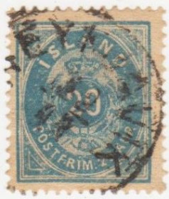 Ісландія Исландия ^/--/^ Исландия 1882 г. № 14 а гашеная ^_^^^ Ісландія 1882 р. No 14 а гашена - фото фото фото