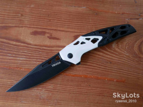 Ножі, мультітули Ножи, мультитулы ^/--/^ TRIVISA Leo-03 /--/ BW, Bohler K /--/ 110 Black, G /--/ 10 Black-White, Designer: Steve Cheng, Flipper, KVT Ceramic Ball Bearing, Outdoor, Tactical, EDC, Liner Lock ^_^^^ TRIVISA Leo-03 /--/ BW, XW /--/ 02-WB-KG, Bohler K /--/ 110 Black, G /--/ 10 Black-White, Designer: Steve Cheng, Flipper, KVT Ceramic Ball Bearing, Outdoor, Tactical, EDC, Liner Lock - фото фото фото