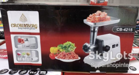 М'ясорубки Мясорубки ^/--/^ Электро мясорубка Crownberg CB-4215 с шинковницей ^_^^^ Електро м'ясорубка Crownberg CB-4215 з шинковницею - фото фото фото