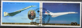 Інше Другое ^/--/^ КНДР Авиация Ту-144 Конкорд 1987 ^_^^^ КНДР Авіація Ту-144 Конкорд 1987 - фото фото фото