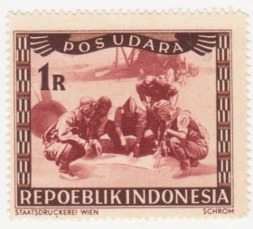 Індонезія Индонезия ^/--/^ Индонезия   1947 г.№  33 * ^_^^^ Індонезія 1947 No 33 - фото фото фото