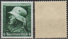 Третій Рейх (-) Третий Рейх (-) ^/--/^ 1935 - Рейх - Пам&amp;apos;яті героїв 6 Mi.569 _10.0 € ** ^_^^^ 1935 - Рейх - Памяти героев 6 Mi.569 _10.0 € ** - фото фото фото