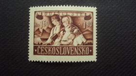 Чехословаччина Чехословакия ^/--/^ ЧССР 1946 /--/ г. негаш. ^_^^^ ЧССР 1946 /--/ р. негаш. - фото фото фото