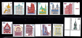 НДР, ФРН ГДР, ФРГ ^/--/^ Германия  ФРГ  MNH - архитектура ^_^^^ Німеччина ФРН MNH - архітектура - фото фото фото